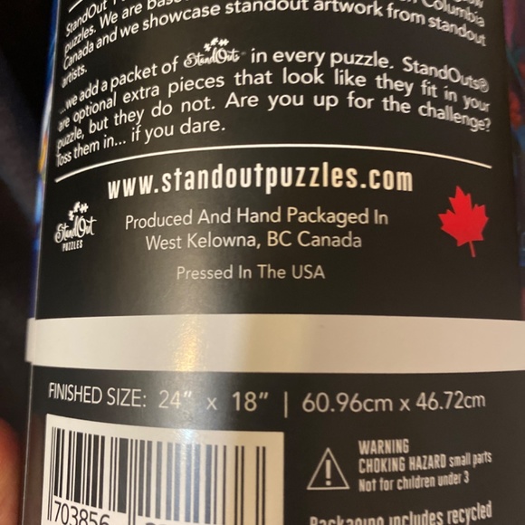 Standout Canadian art/artist 750 pc puzzle NWOT - Picture 5 of 9